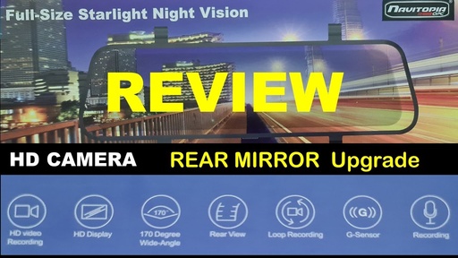 [R.119] 10'' Car DVR Full-Size Starlight Night Vision