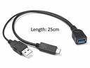 [R.020] Type-C USB 3.1 to Type-A OTG USB 3.0 with USB 3.0 power