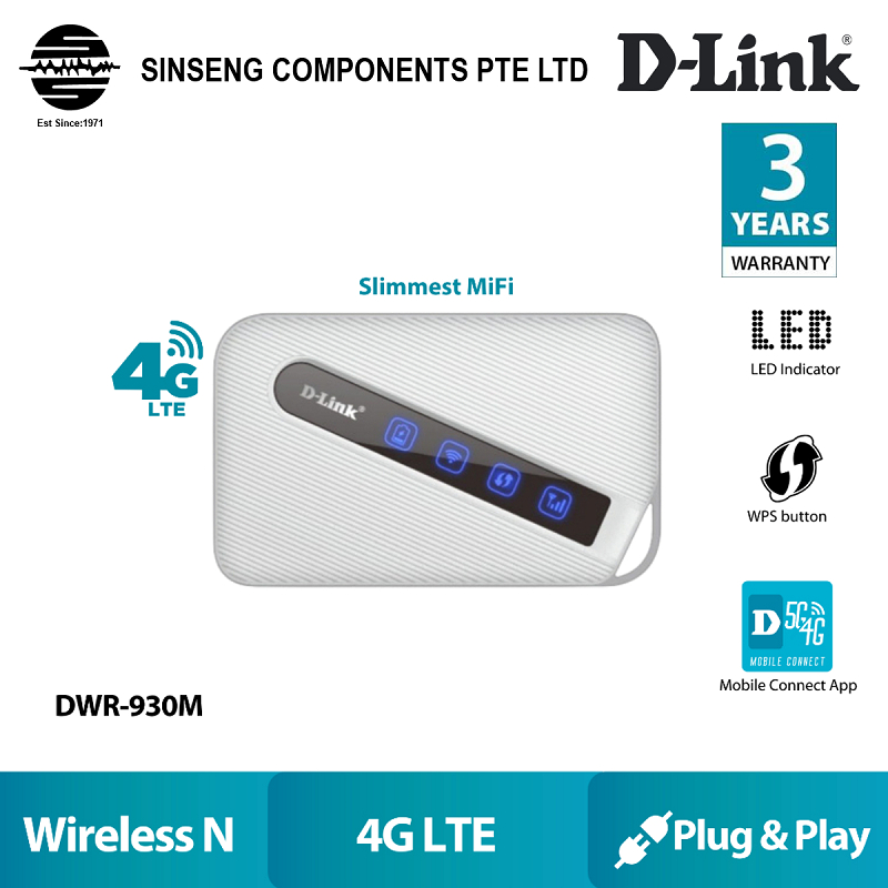 D-Link DWR-930M Wireless N Cat 4 Router