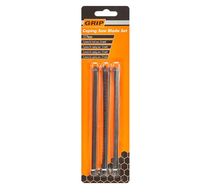Grip 12 pc Coping Saw Blade Set