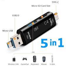 Multifunction Adapter USB-C/USB-A Card Reader