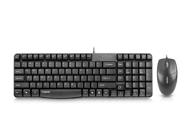 Rapoo X120Pro Wired Optical Mouse & Keyboard Combo