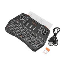 VIBOTON i8-Plus Mini Backlit Wireless Keyboard & Mouse 