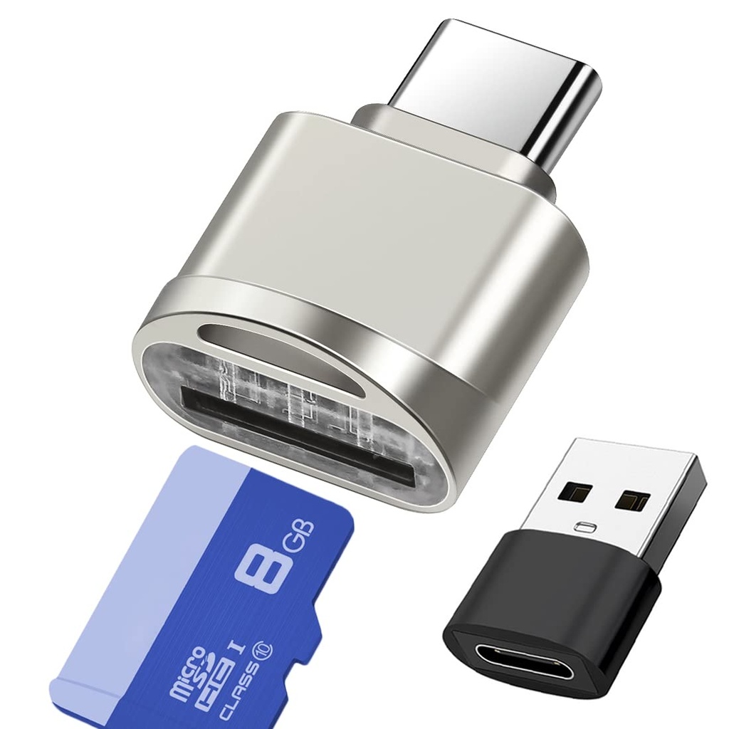 USB Type-C (M) to TF/MicroSD card reader