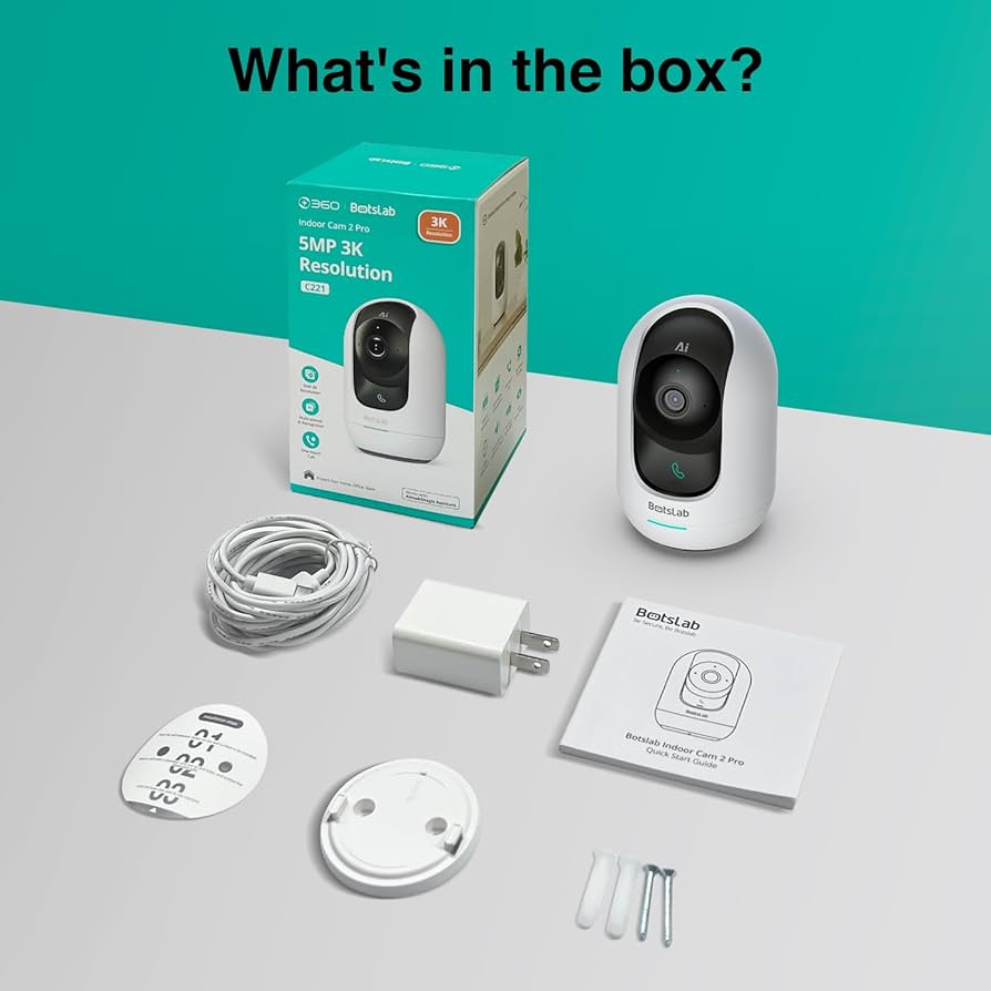 Botslab 360 C221 3K 5MP Resolution Idoor Cam 2 Pro