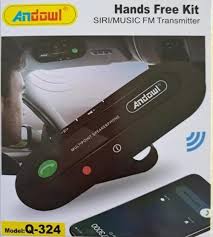 Andowl Q-324 Hands Free Kit SIRI/Music FM Transmitter
