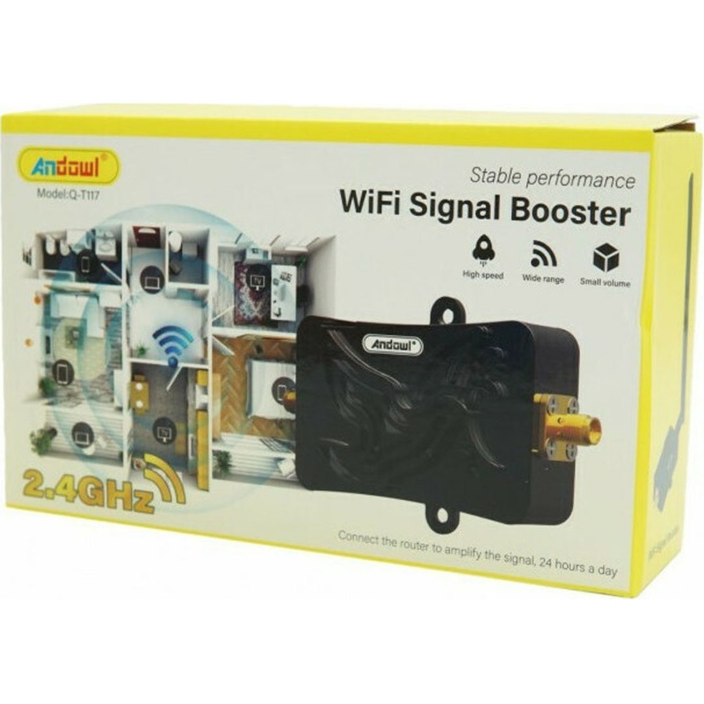Andowl Q-T117 WiFi Signal Booster 2.4GHz