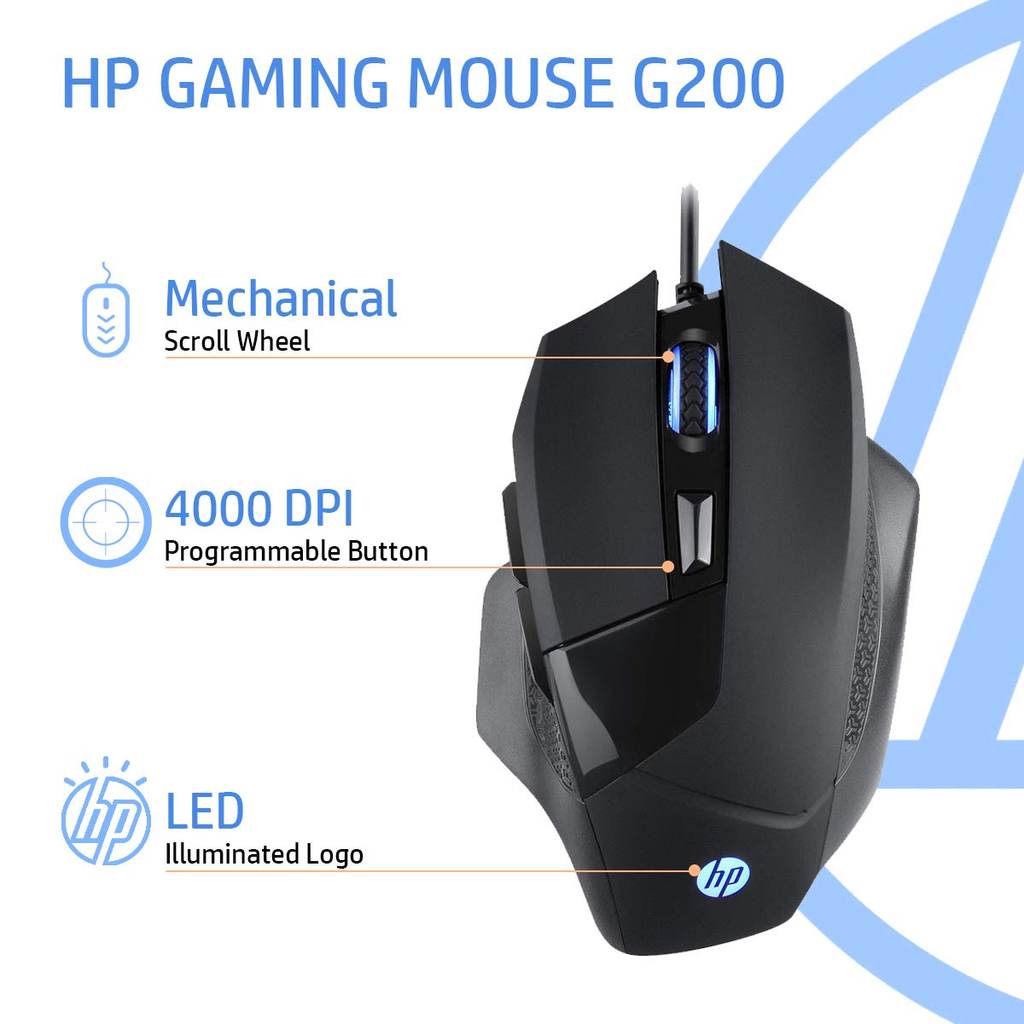 HP G200 Wired Gaming Mouse | MC Final