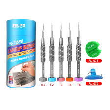 Relife RL-728A Mobile Repaire Screwdriver Set Srurdy 2D 5Pcs