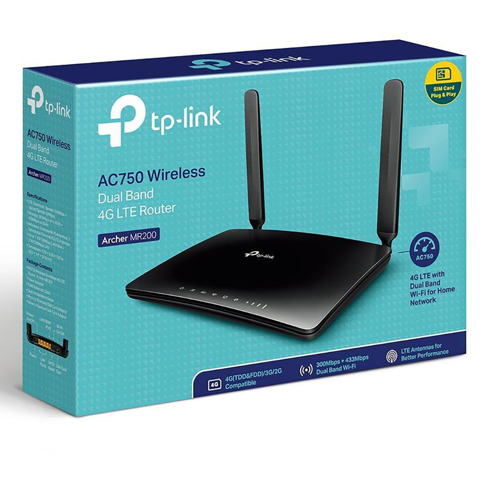 TP-Link Archer MR200 4G LTE Router