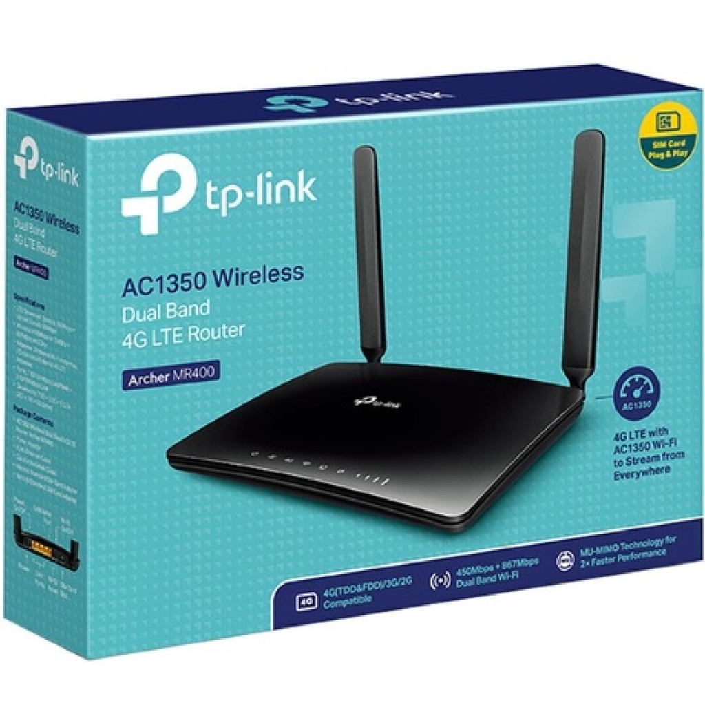 TP-Link Archer MR400 4G LTE Router